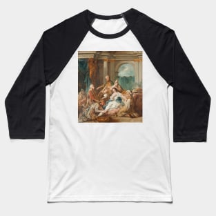 Esther at Her Toilet by Jean-Francois de Troy Baseball T-Shirt